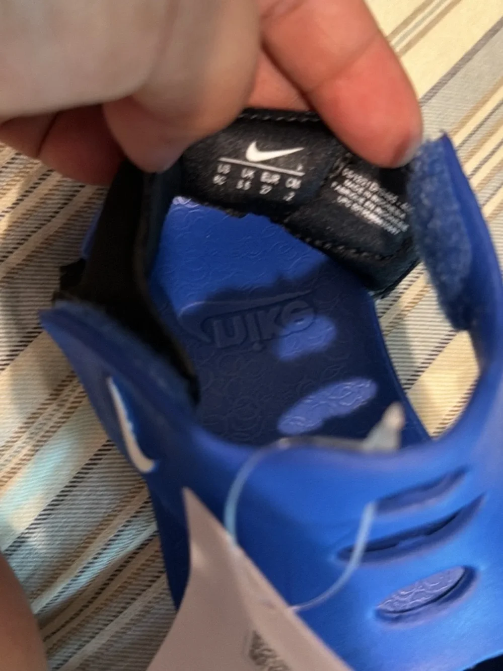 Nike Kids Blue Sandal Clogs